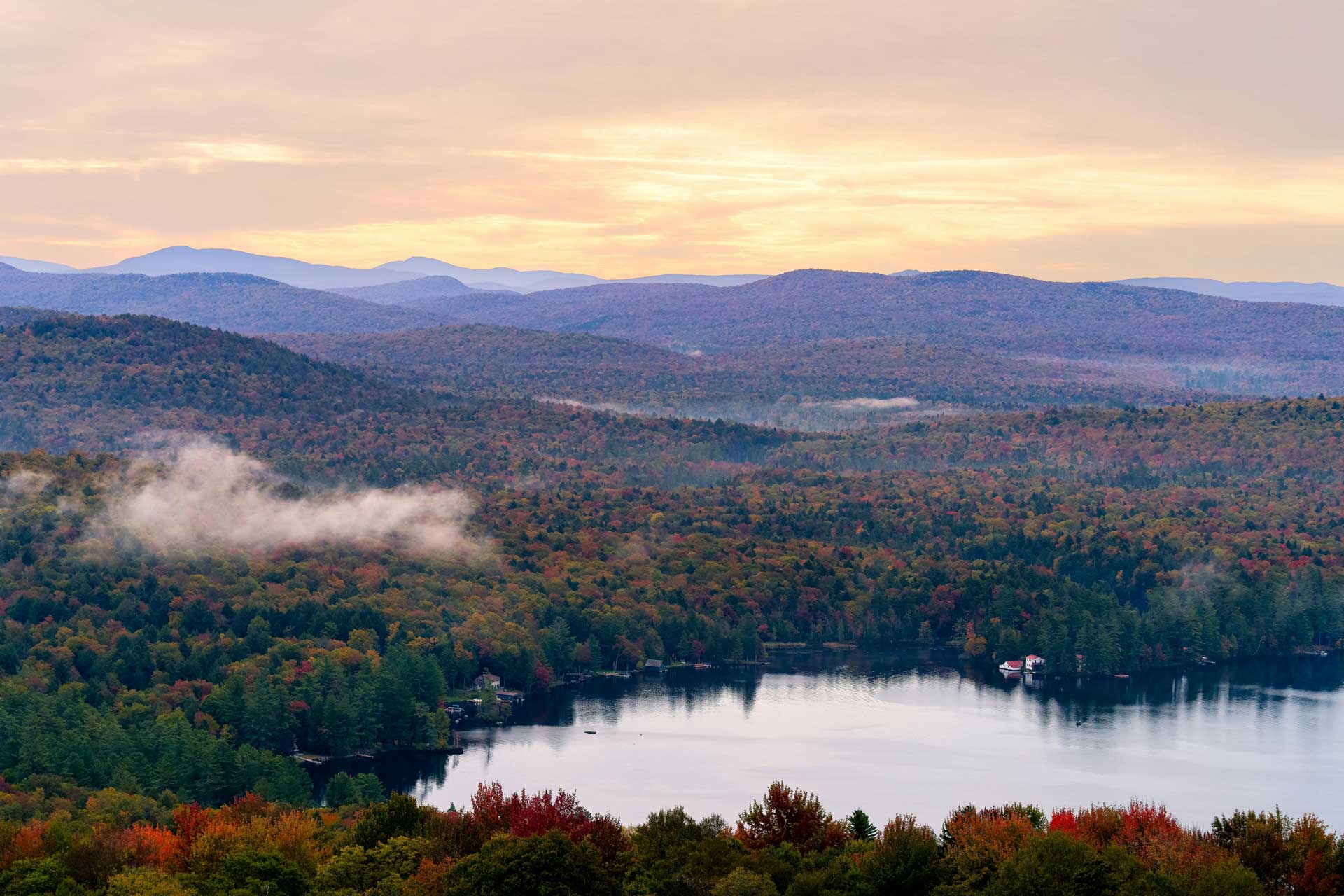 Adirondack mountain landscape
